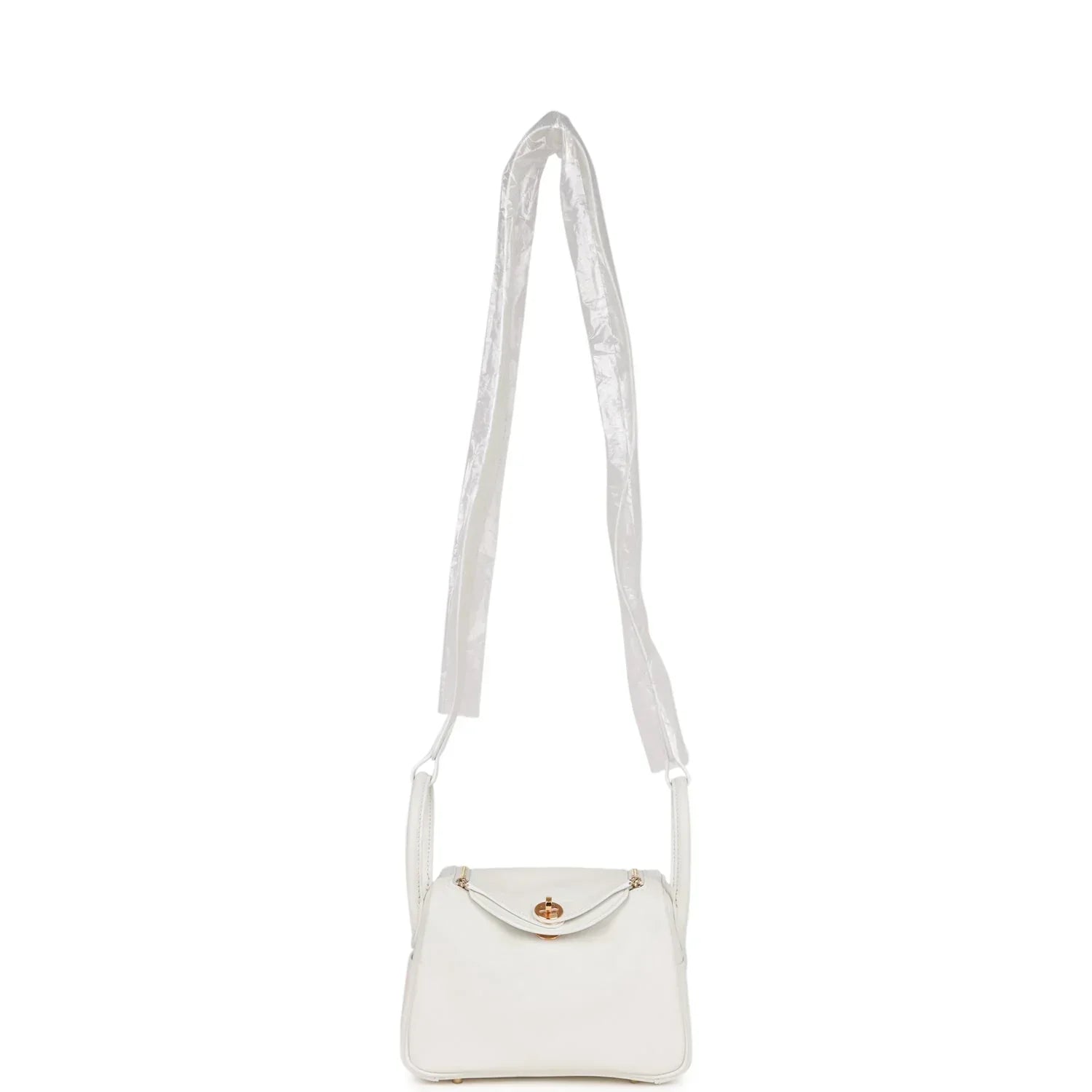 Hermès | Mini Lindy White Swift