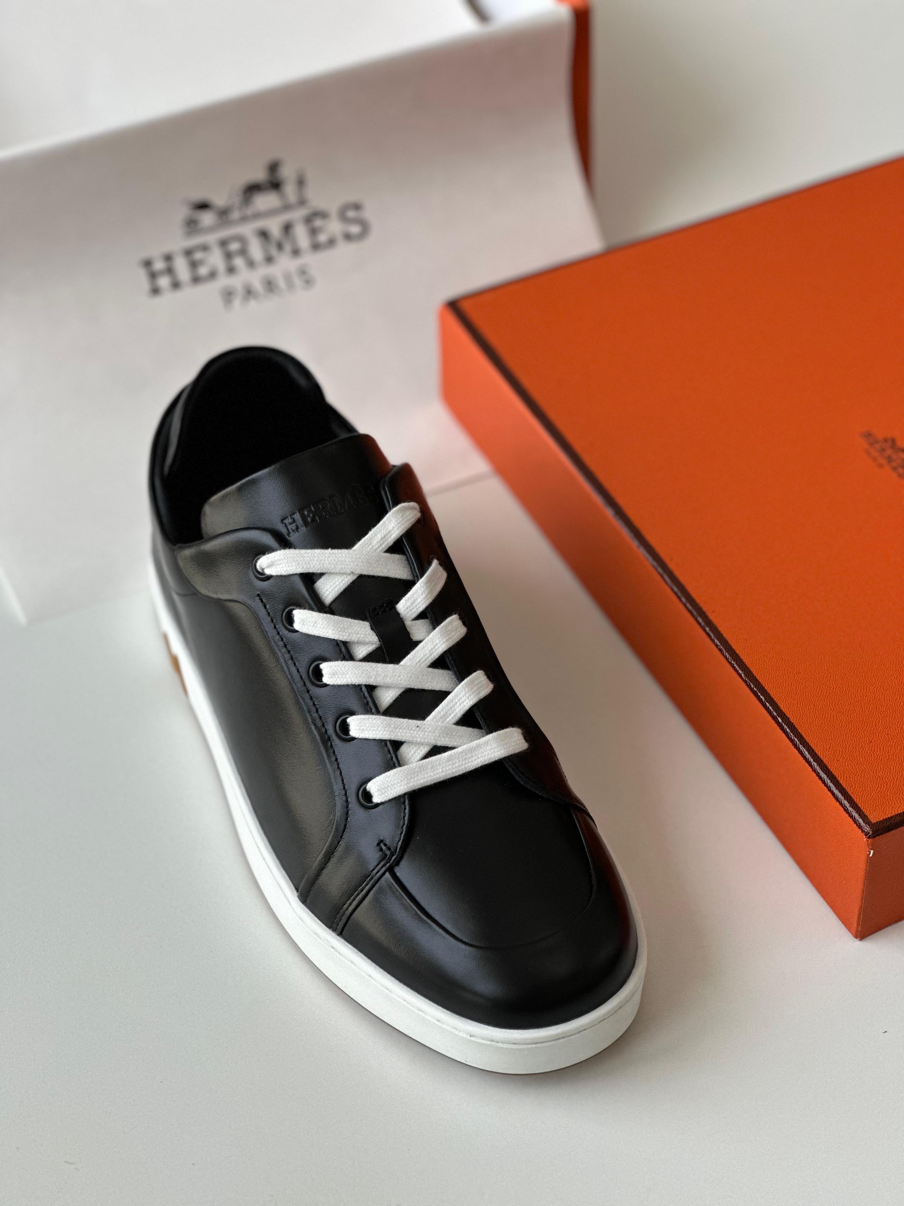 Hermès | Black Goatskin