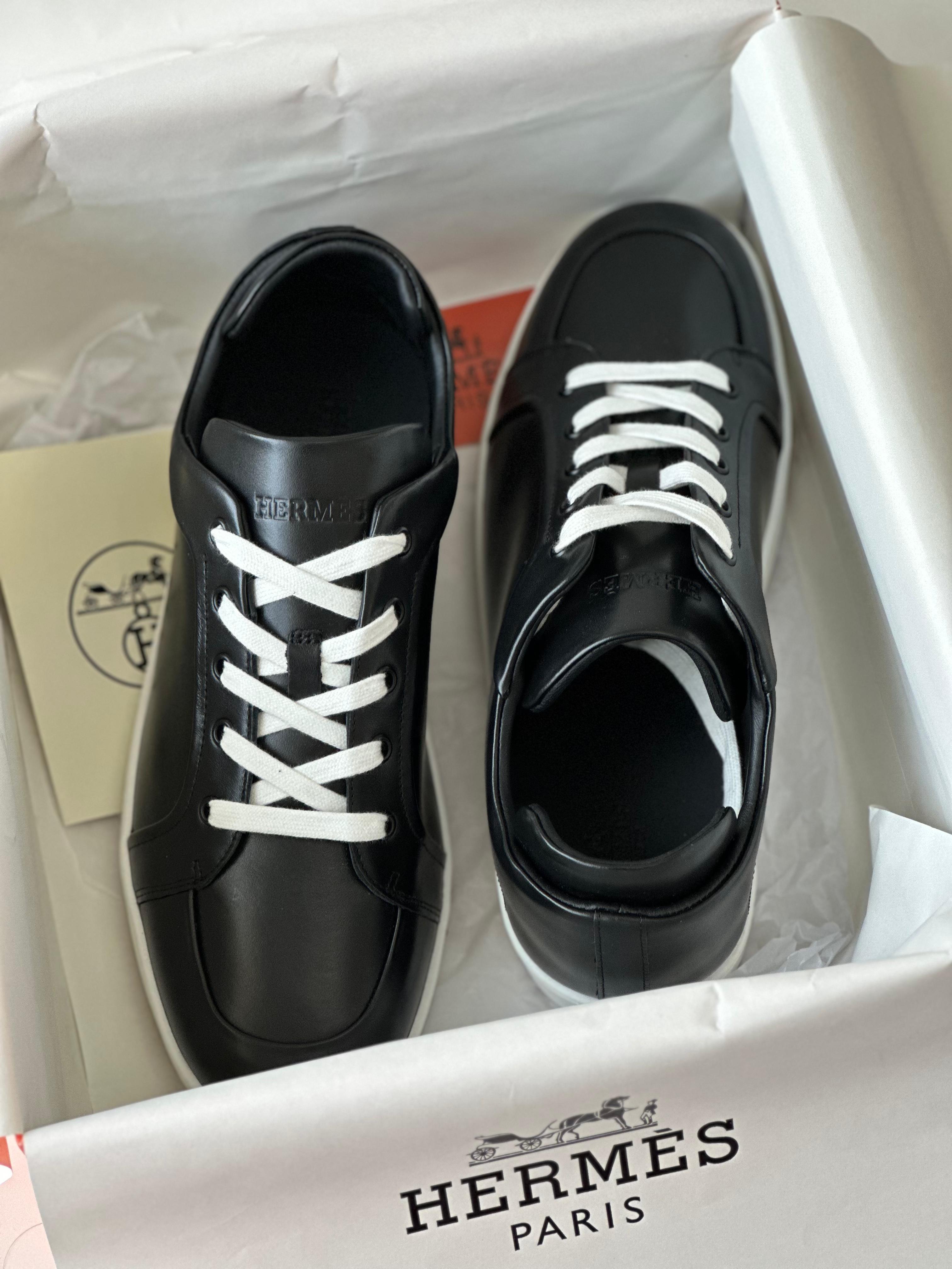 Hermès | Black Goatskin