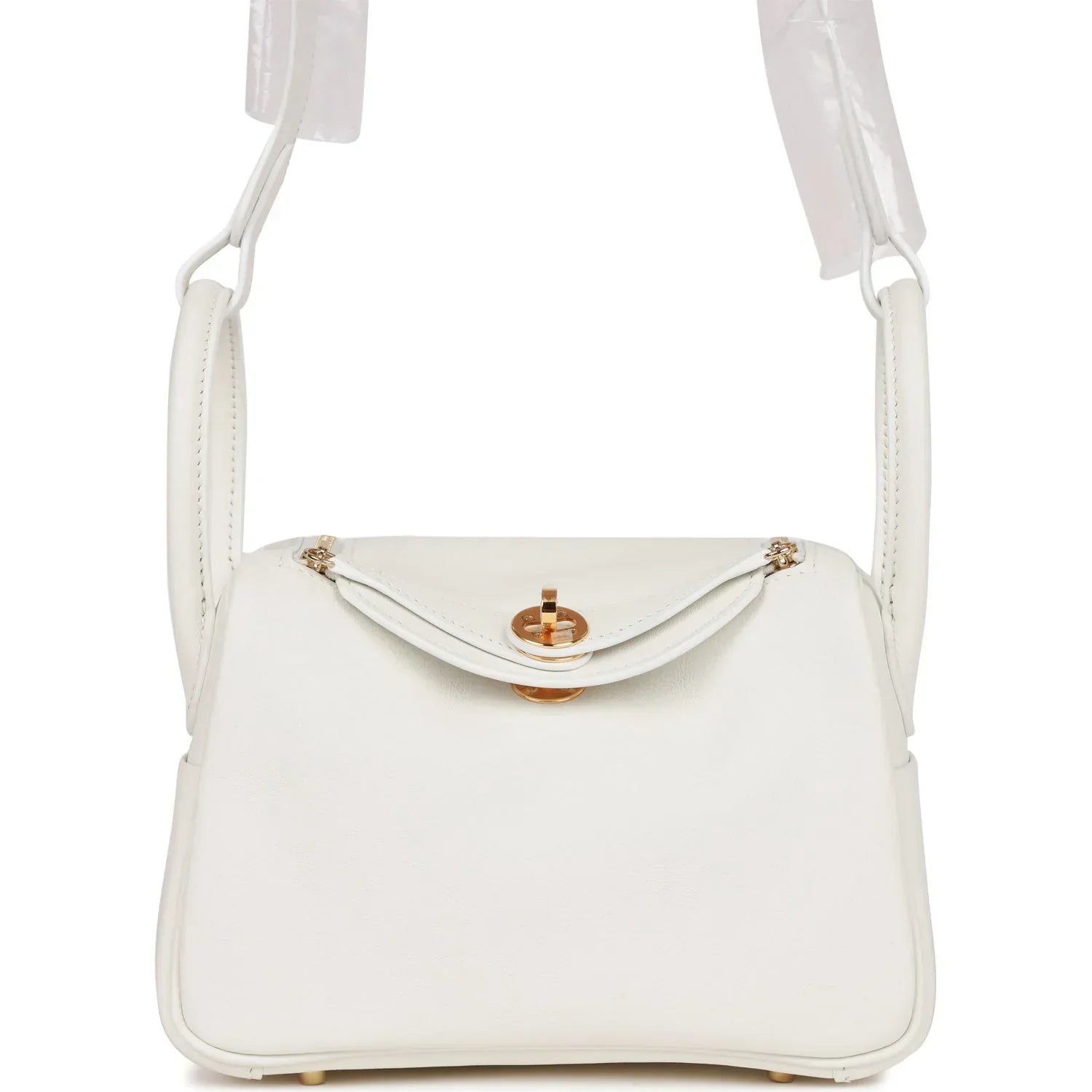 Hermès | Mini Lindy White Swift