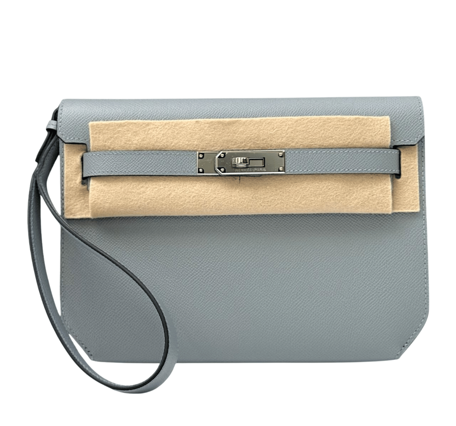 Hermès | Kelly Dépêches 25 Pouch In Gris Pantin Epsom Leather