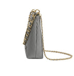 Chanel | Handbag With A Ribbed Texture And Gold