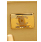 Chanel | Small Matelasse Hobo Bag In Light Yellow Lambskin