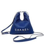 Chanel | Hobo Bag In A Pleated Leather Material With A Silver
