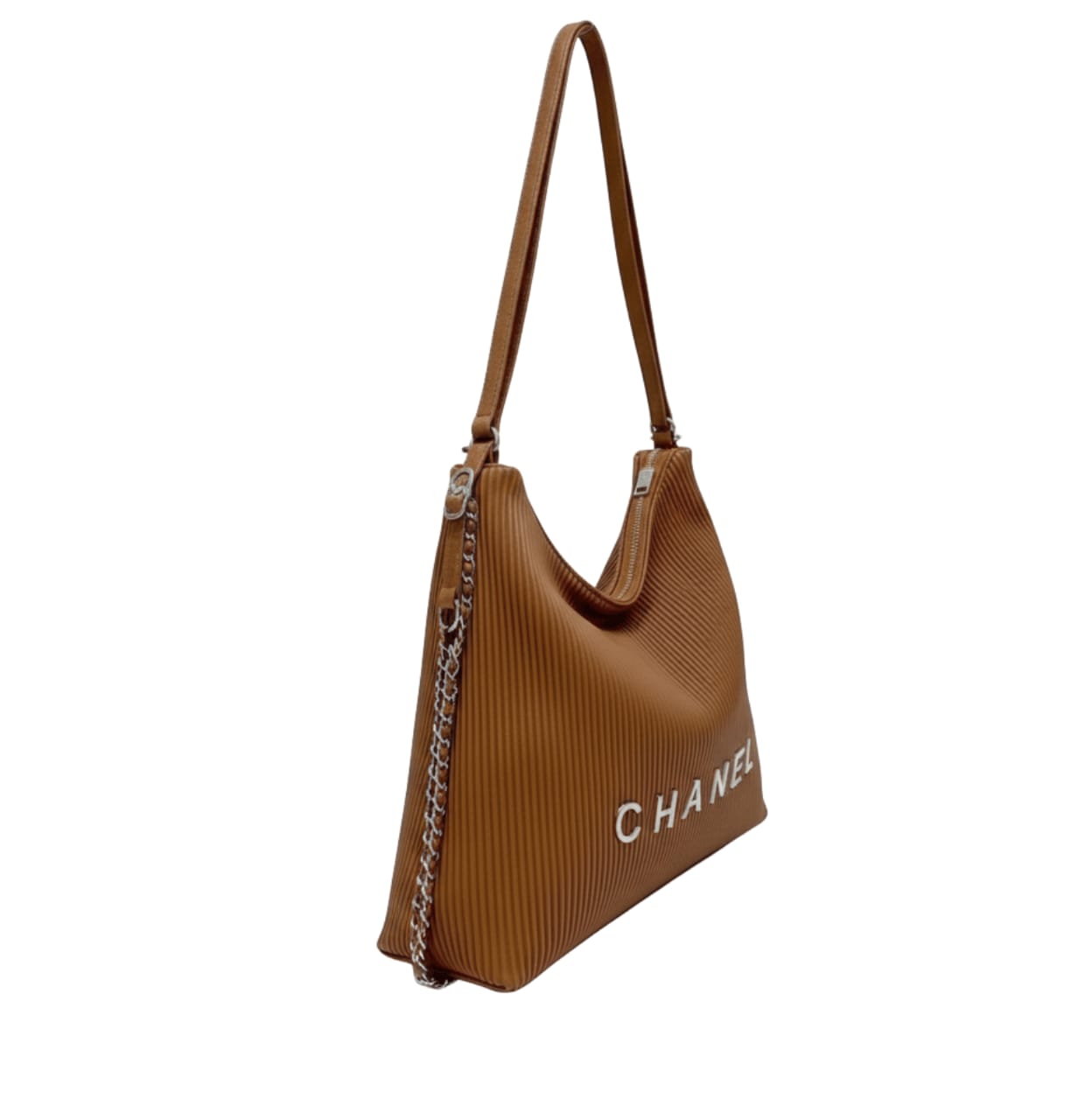 Chanel | Hobo Bag Featuring A Textured, Ribbed Design