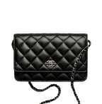 Chanel | Classic Wallet On Chain (woc) In Black Leather