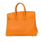 Hermès | Birkin 25 Handbag In Mango Epsom Leather With Gold Hardware