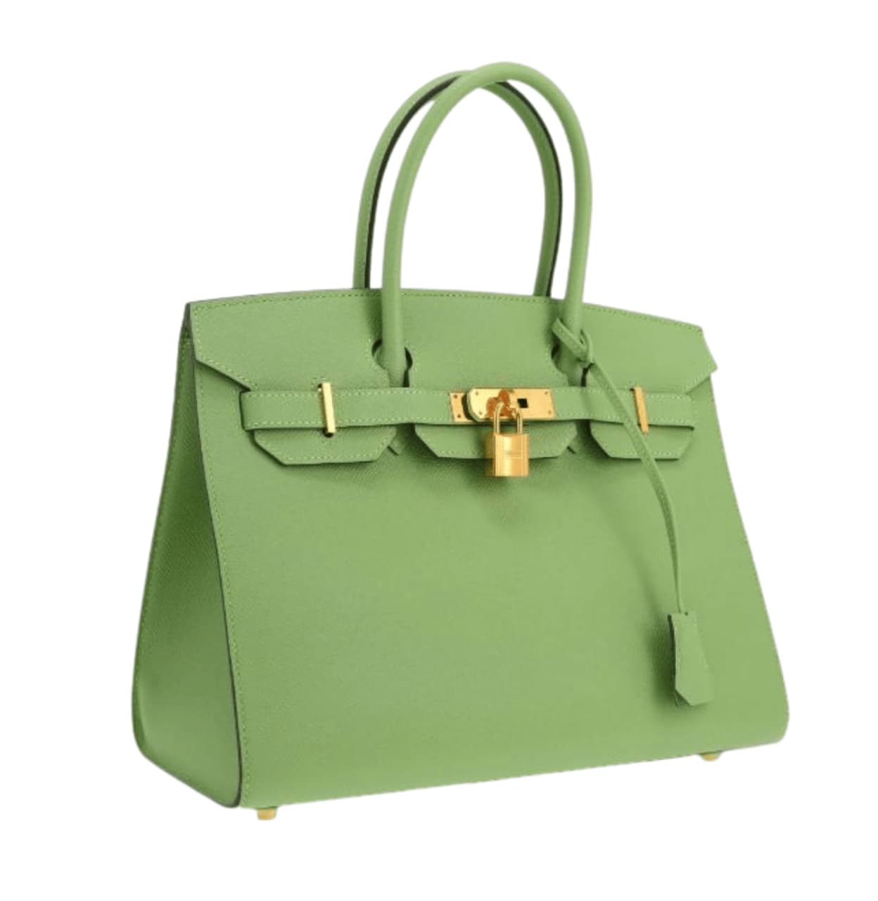 Hermès | Birkin 30 Bag In Vert Criquet Epsom Leather With Gold Hardware
