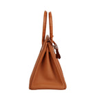 Hermès | Birkin Bag In Gold Togo Leather With Crocodile Details And Palladium Hardware