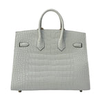 Hermès | Birkin 25 Handbag Pale Grey With Silvery Undertones