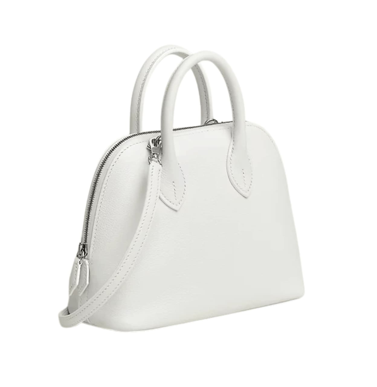 Hermès | Bolide 1923 Mini Bag In New White Evercolor Leather