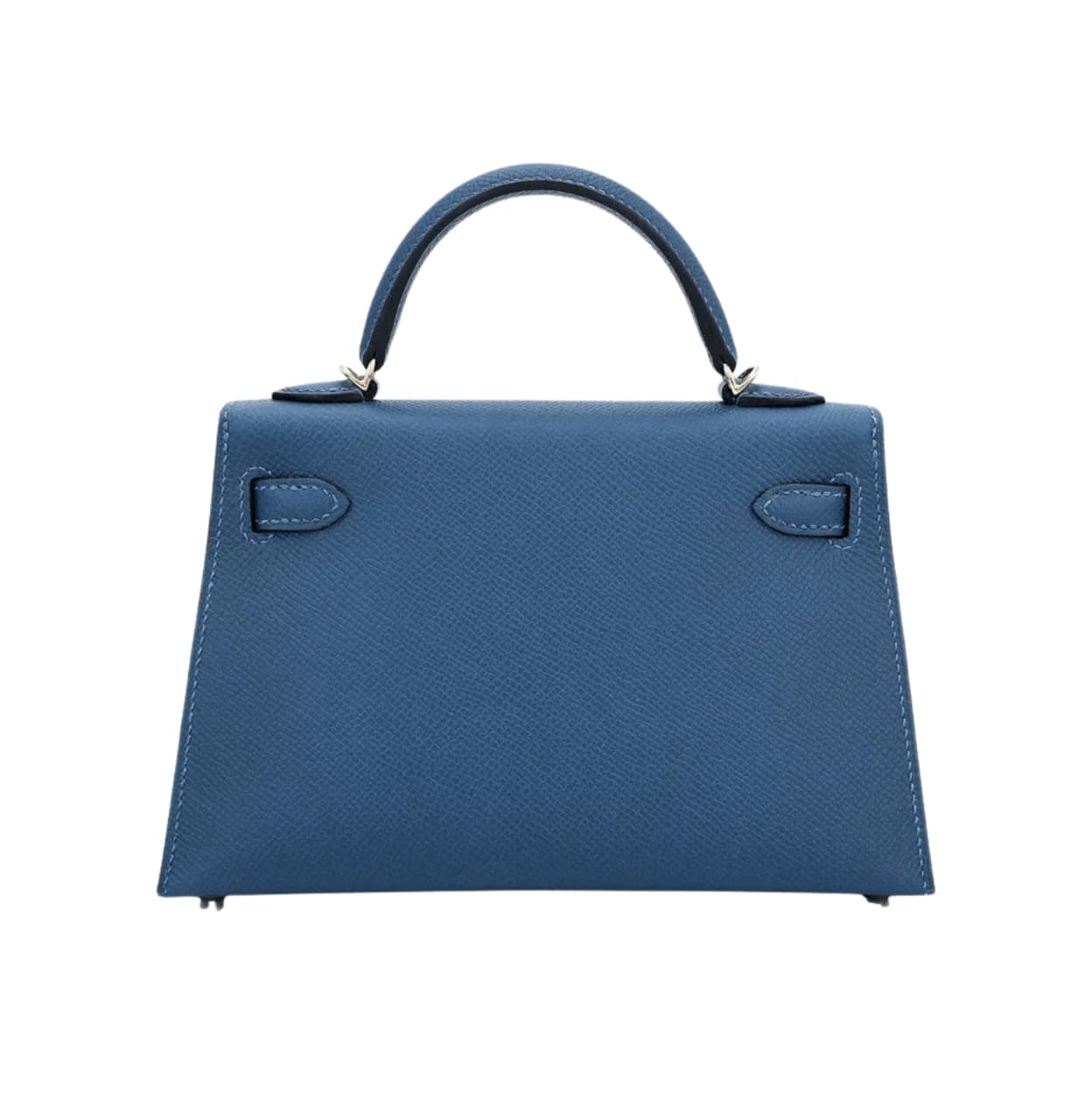 Hermès | Mini Kelly 20 Sellier Handbag In A Deep Blue Hue With Gold Hardware
