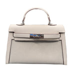 Hermès | Mini Kelly Ii Bag Crafted From Epsom Leather With Canvas Sides