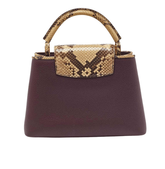 Louis Vuitton | Capucines Bb Handbag In Grained Taurillon Leather