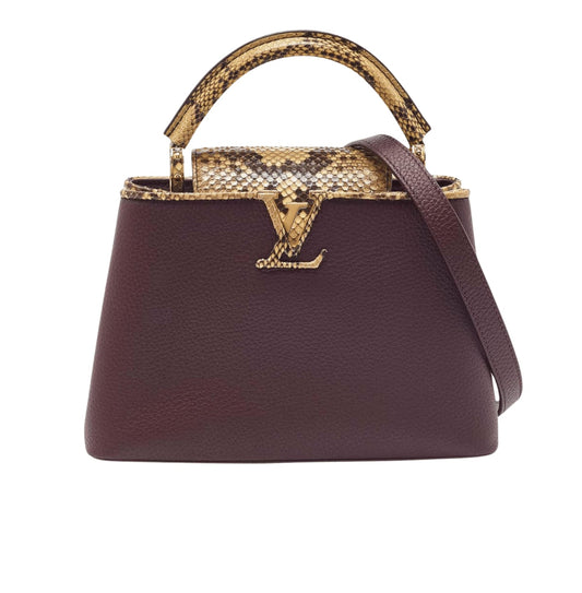 Louis Vuitton | Capucines Bb Handbag In Grained Taurillon Leather
