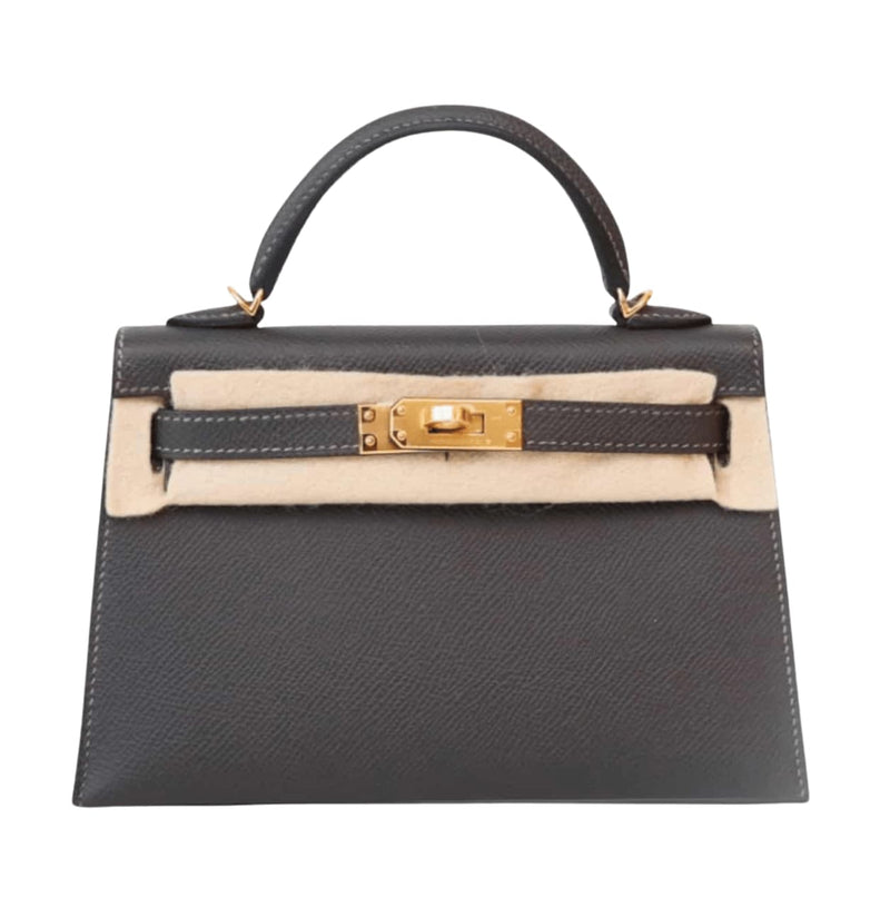 Hermès | Mini Kelly Ii Sellier Bag In Dark Grey Epsom Leather