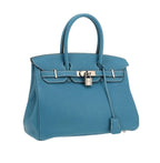 Hermès | Birkin 30 Bag In Blue Togo Leather With Palladium Hardware
