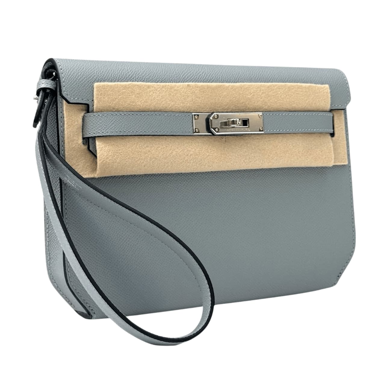 Hermès | Kelly Dépêches 25 Pouch In Gris Pantin Epsom Leather