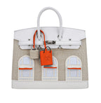 Hermès | Birkin 20 Sellier Neige (snow) Faubourg House Bag