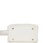 Hermès | Mini Lindy White Swift