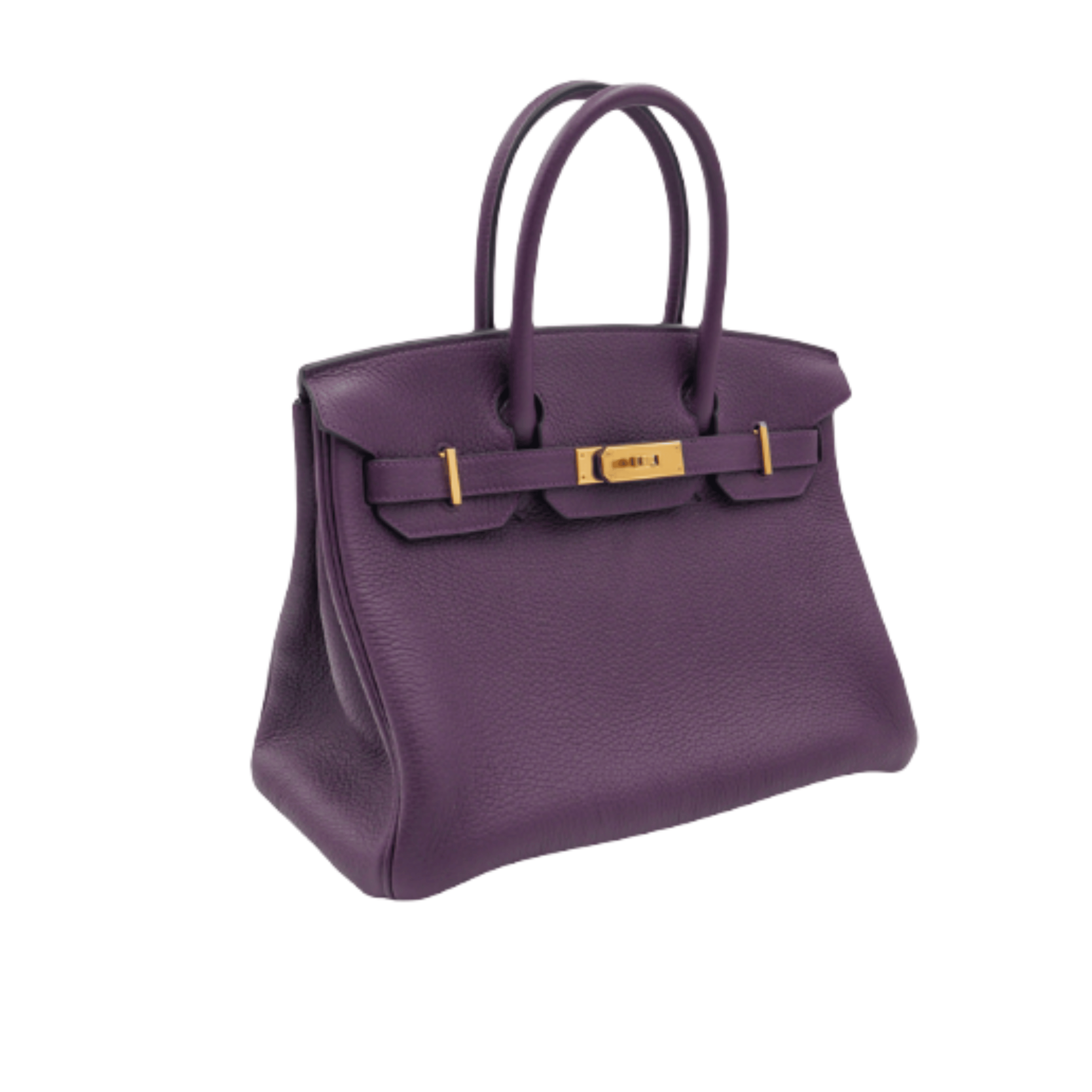 Hermès | Birkin Handbag In A Purple Color Known As Cassis.