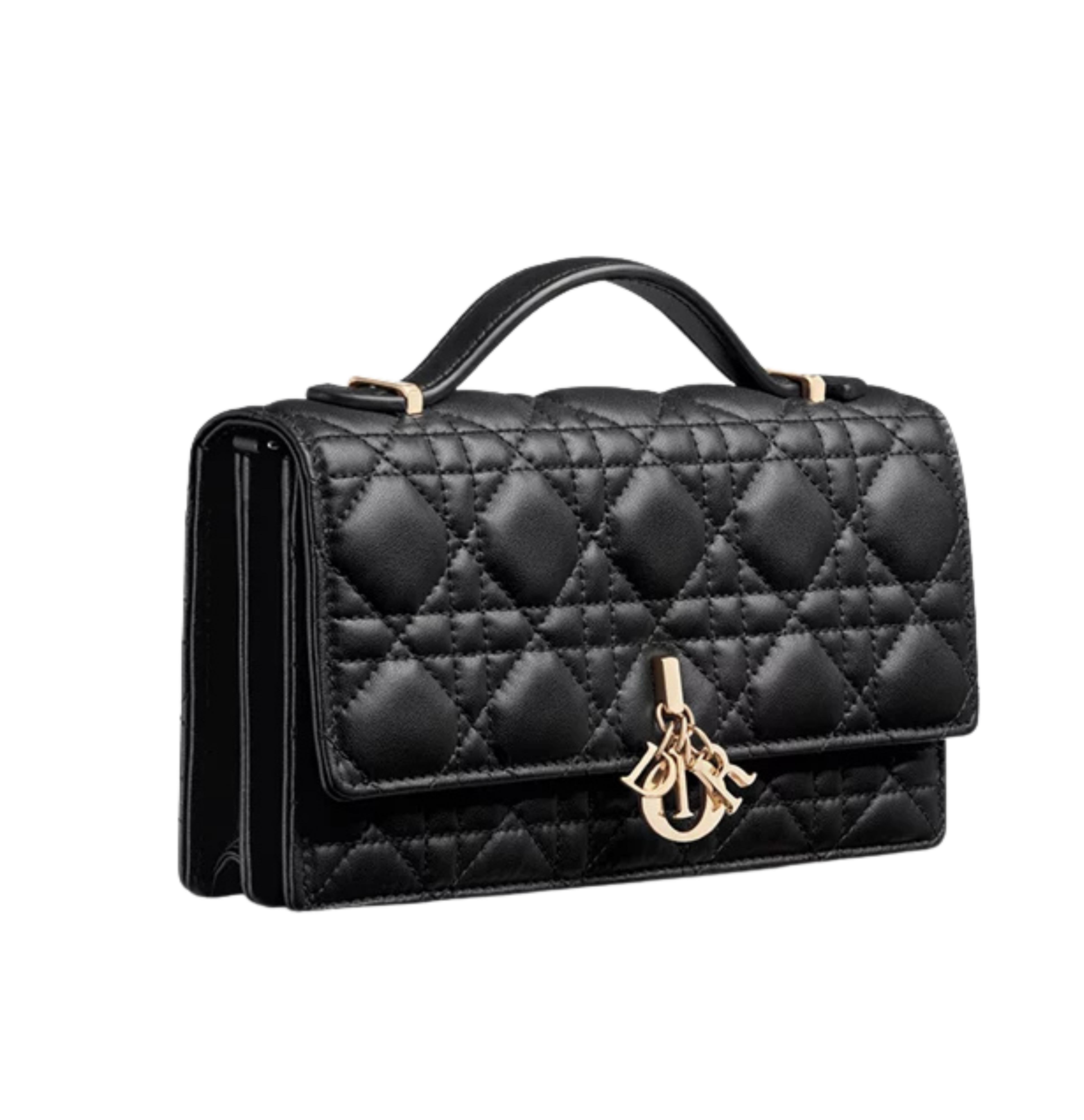 Dior | My Dior Mini Bag In Black Cannage Lambskin