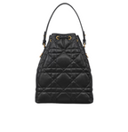 Dior | Caro Backpack In Black Macrocannage Lambskin.