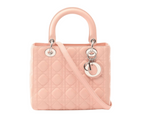 Dior | Lady Dior Handbag In Pink Leather