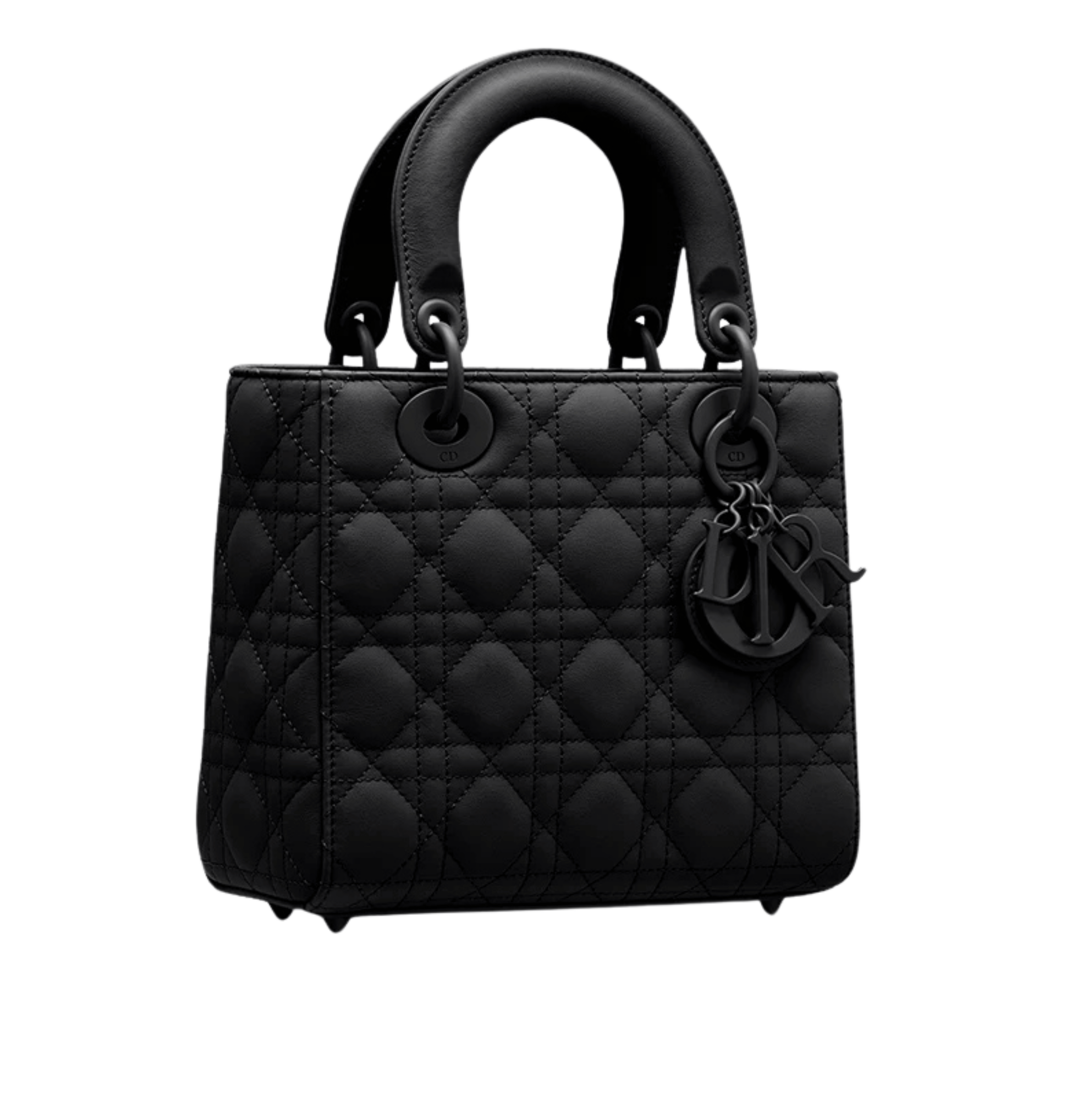 Dior | Lady Dior Bag In Matt Black