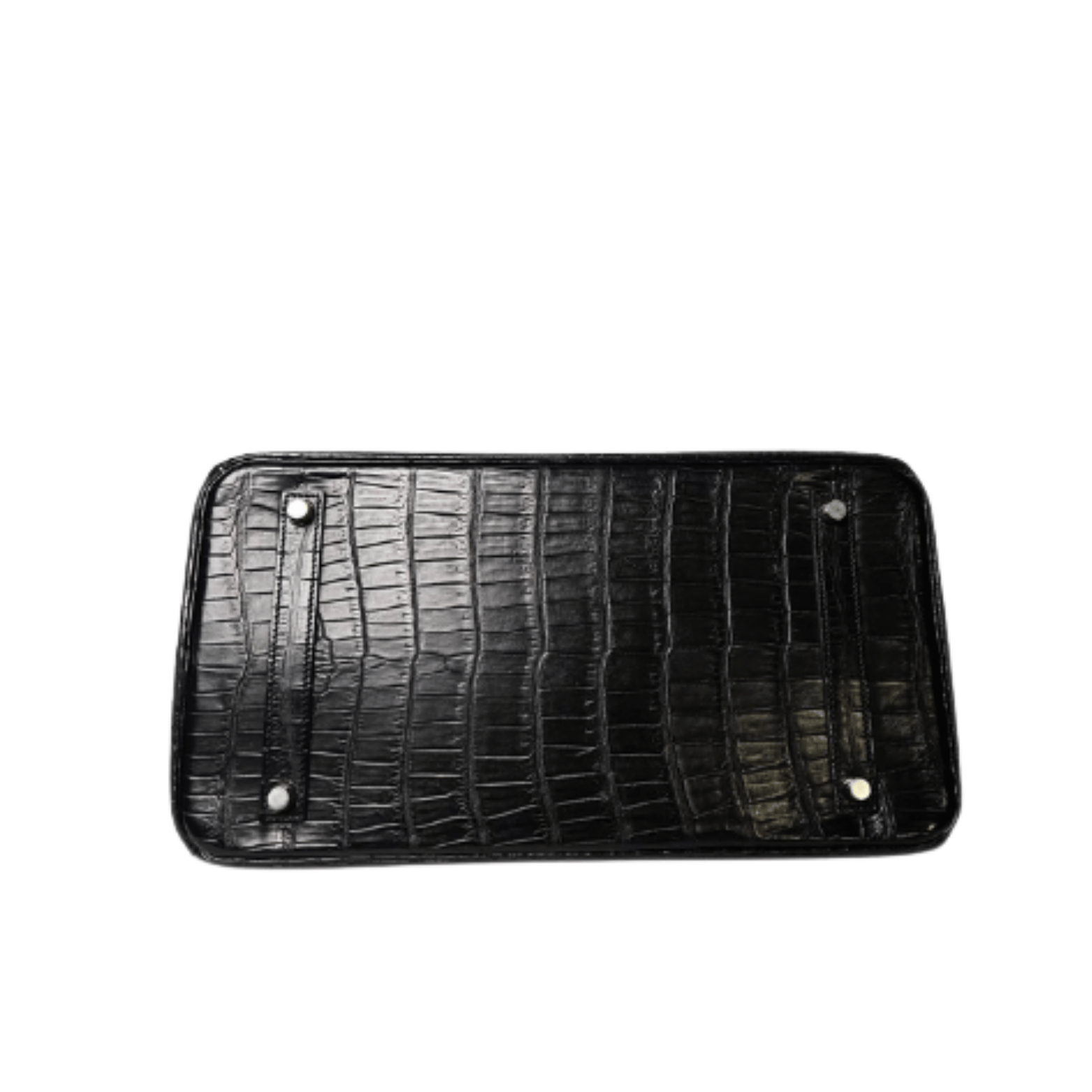 Hermès | Birkin Handbag Made From Shiny Black Crocodile Skin.