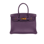Hermès | Birkin Handbag In A Purple Color Known As Cassis.