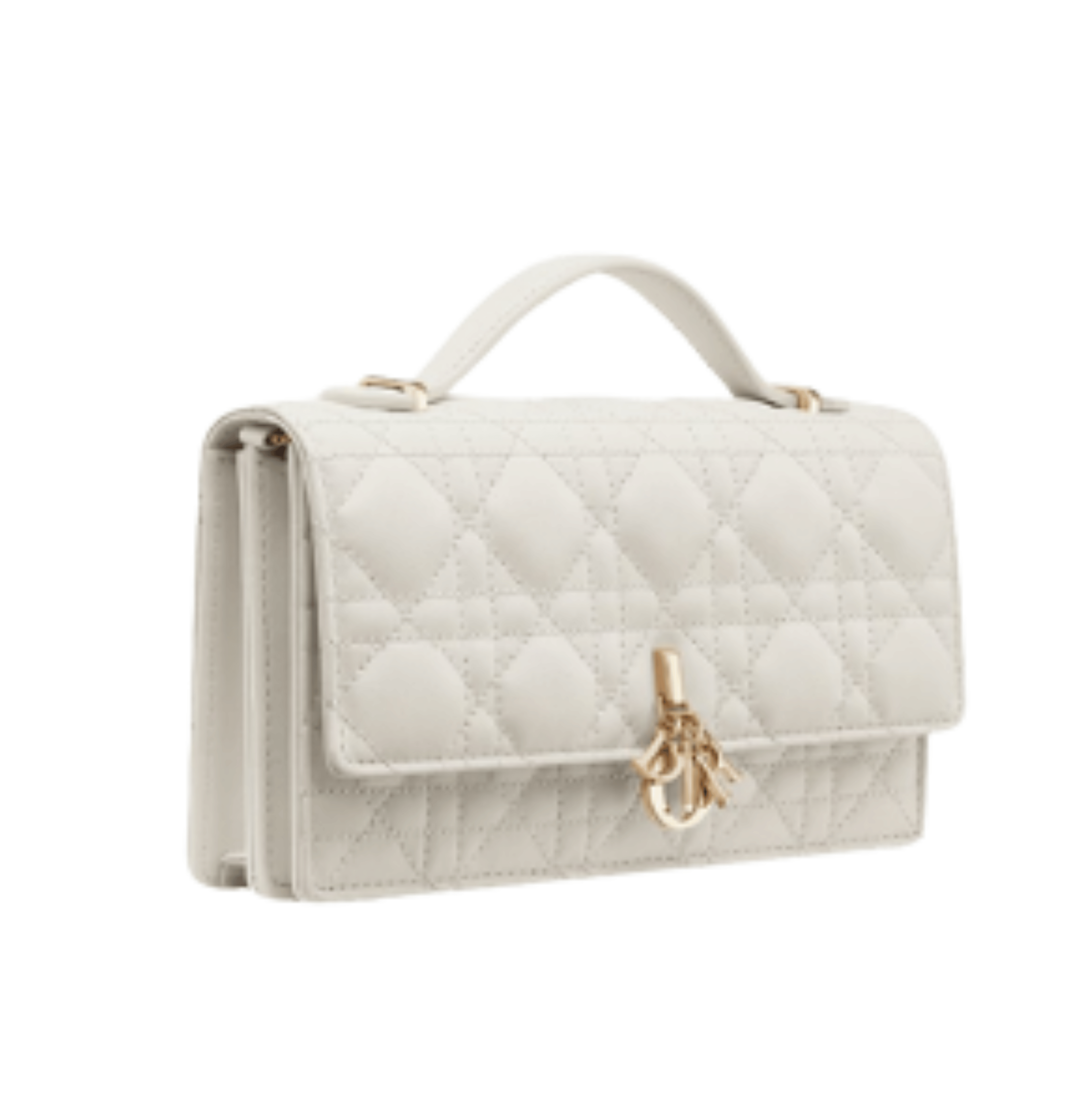 Dior | My Dior Mini Bag In Latte Cannage Lambskin.