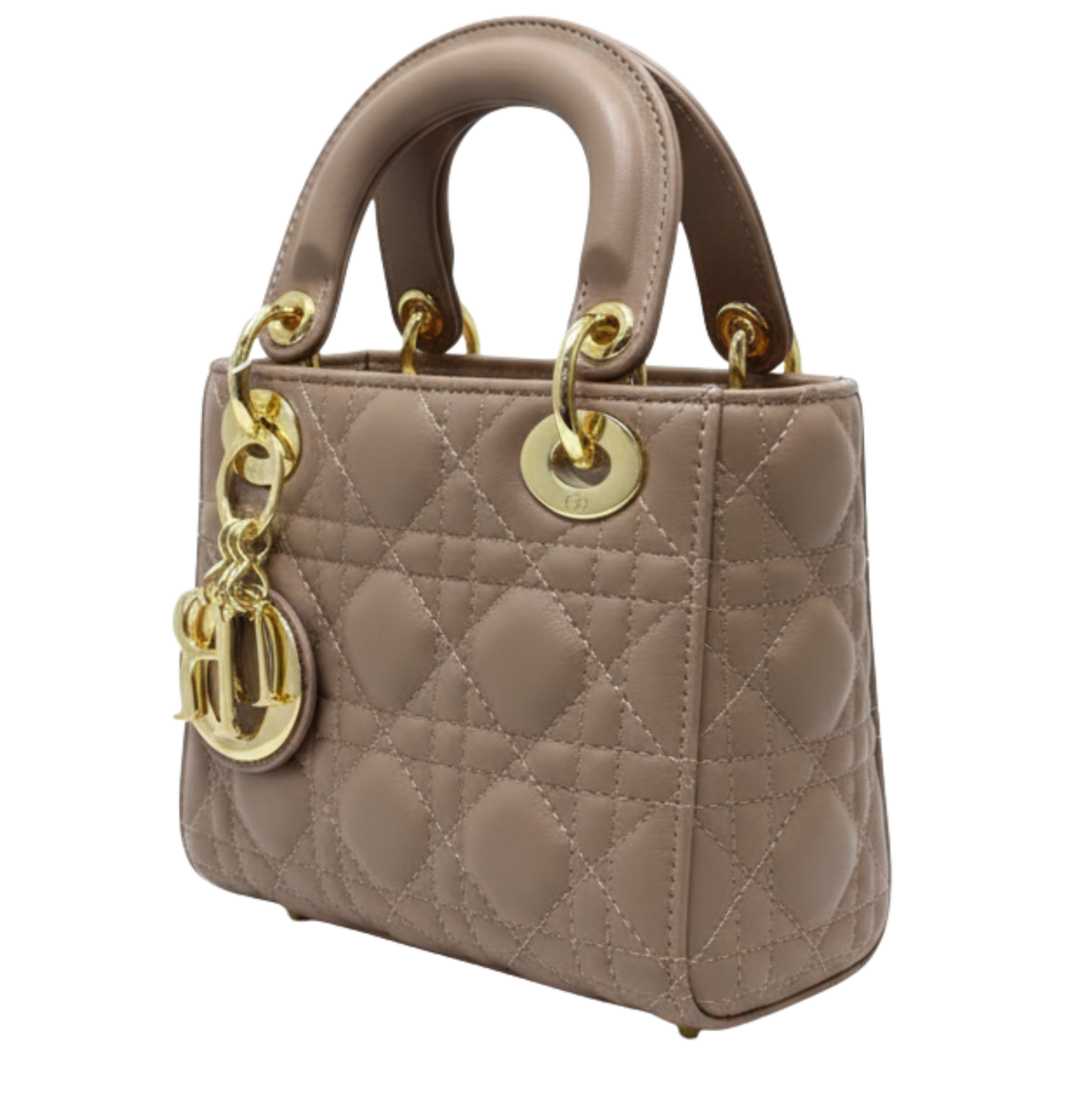 Dior | Mini Lady Dior Bag In Blush Pink Or Nude Rose Lambskin