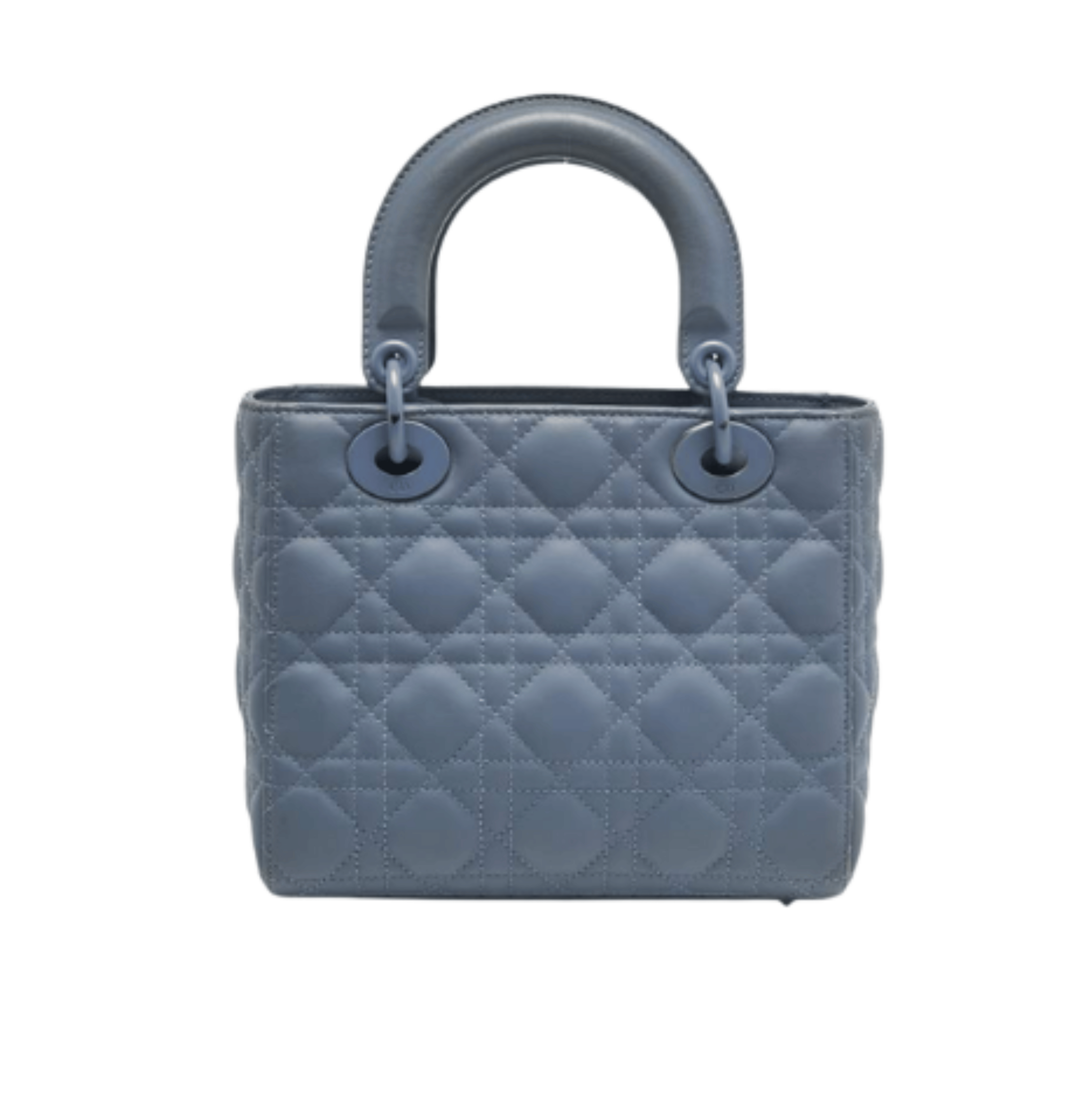 Dior | Lady Dior Tote Bag In Blue Cannage Leather.