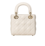 Dior | Lady Dior Bag, Specifically A Mini Or Small Size Model Crafted From White